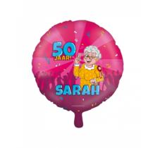 Sarah Cartoon - Folieballon