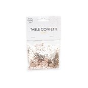 Tafelconfetti LOVE rose goud