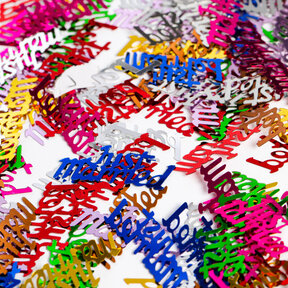 Just married tafelconfetti multi
