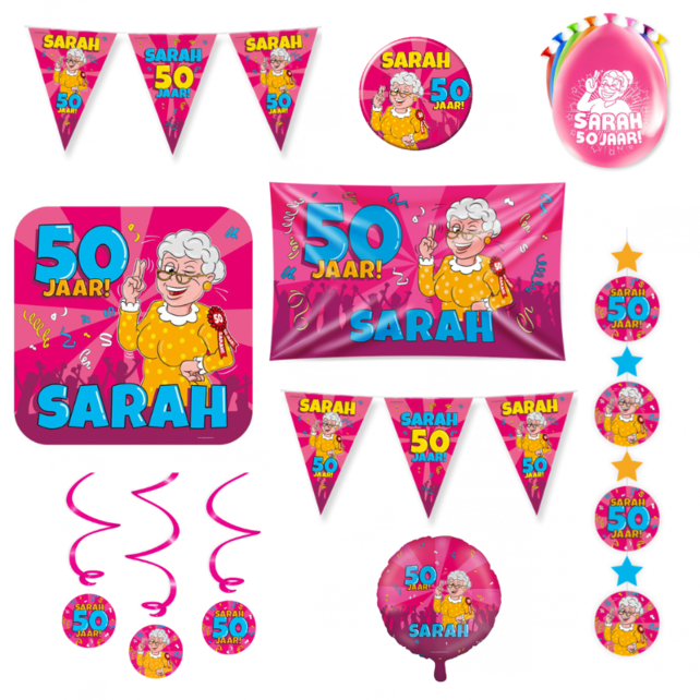 Sarah Cartoon Versiering pakket - XL