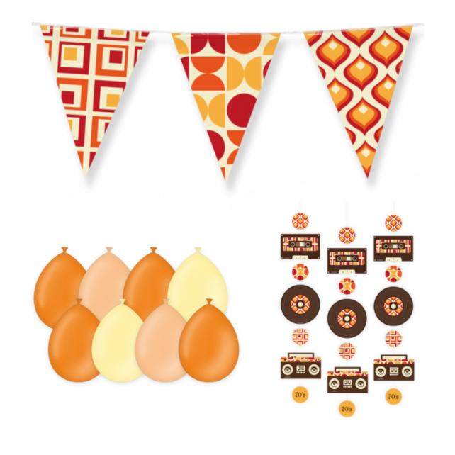 70's Versiering pakket - S