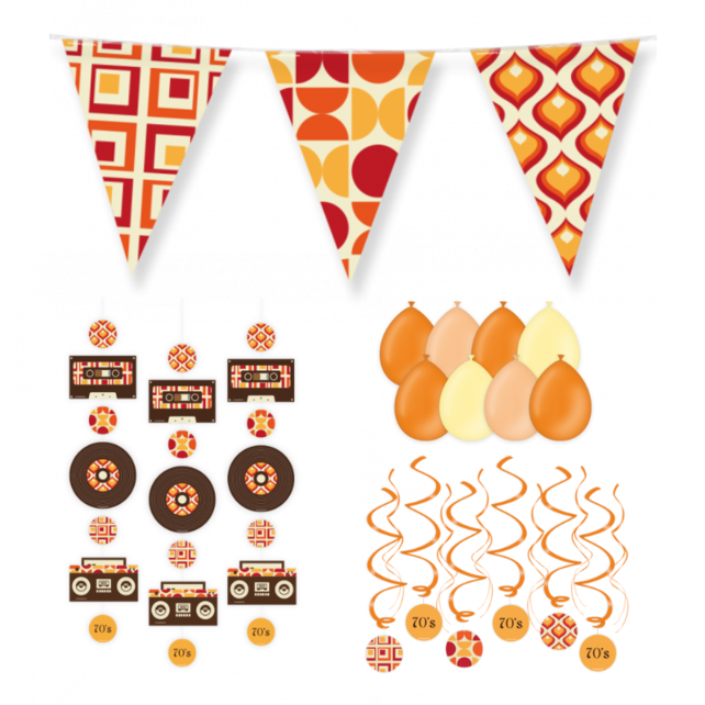 70's Versiering pakket - M