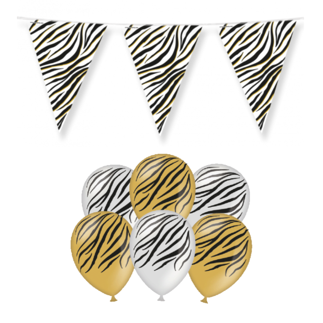 Zebra Versiering pakket - S
