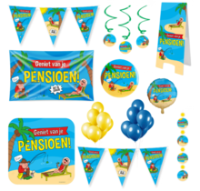 Pensioen Cartoon Versiering pakket - XL