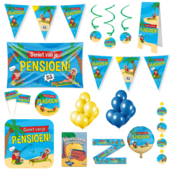 Pensioen Cartoon Versiering pakket - XXL