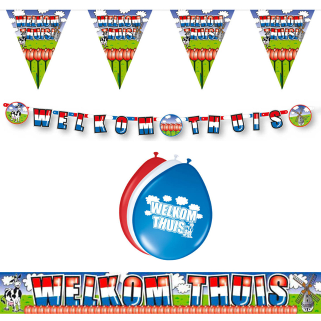 Welkom Thuis Holland Versiering pakket - M