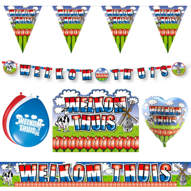 Welkom Thuis Holland Versiering pakket - XL