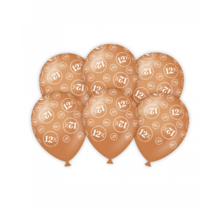 12,5 jaar Getrouwd - Ballonnen - 6 stuks - 30cm