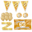 Feest-vieren 50 jaar Getrouwd Versiering pakket - M Feest-vieren 50 jaar Getrouwd Versiering pakket - M