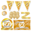Feest-vieren 50 jaar Getrouwd Versiering pakket - L Feest-vieren 50 jaar Getrouwd Versiering pakket - L