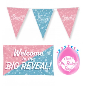 Gender Reveal Versiering pakket - S