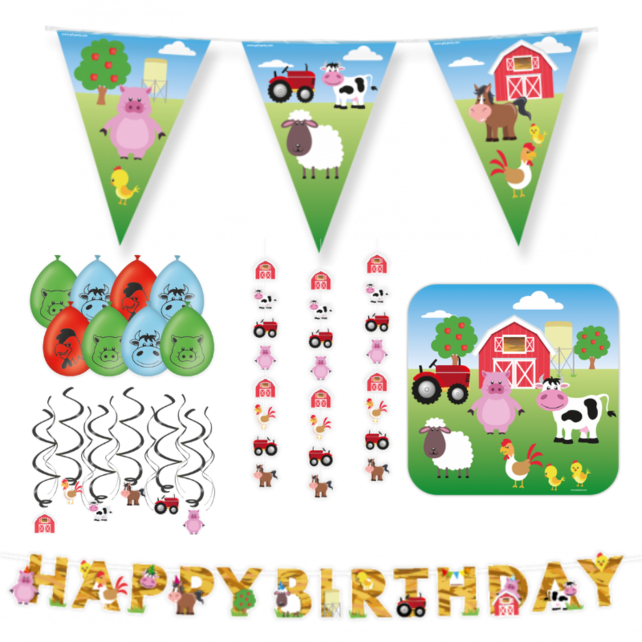 Boerderij Versiering pakket - L