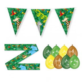 Jungle Dieren Versiering pakket - S
