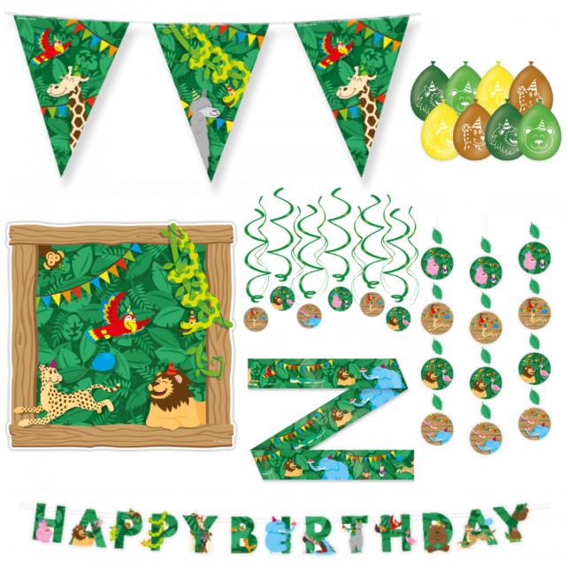 Jungle Dieren Versiering pakket - XL