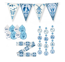 Delftsblauw Versiering pakket - M