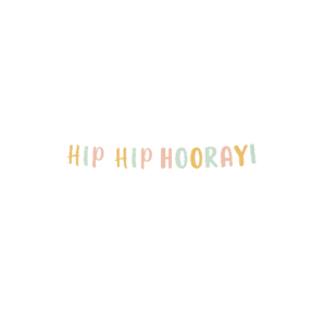 Hip Hip Hooray - Letterslinger - 2,5 meter
