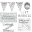 Feest-vieren Just Married Versiering pakket - XL