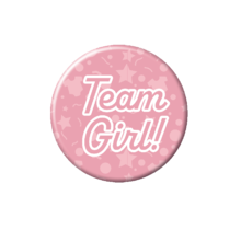 Gender Reveal - Button klein Team Girl