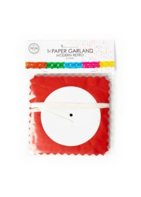Papieren slinger Modern Retro - 6 meter