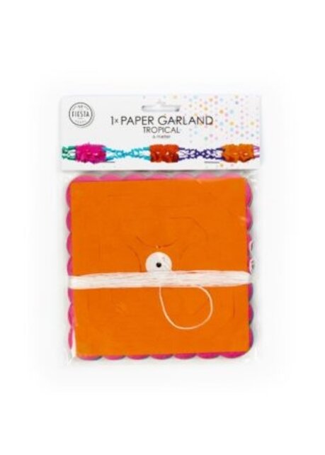 Papieren slinger Tropisch - 6 meter Papieren slinger Tropisch - 6 meter
