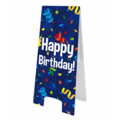 Happy Birthday Cartoon - Warningsign