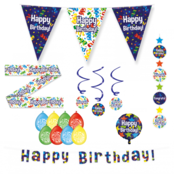 Happy Birthday Cartoon Versiering pakket - L