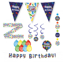 Happy Birthday Cartoon Versiering pakket - L