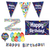 Happy Birthday Cartoon Versiering pakket - L2