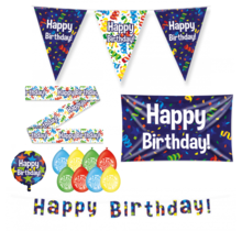 Happy Birthday Cartoon Versiering pakket - L2