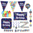 Feest-vieren Happy Birthday Cartoon Versiering pakket - XL