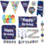 Feest-vieren Happy Birthday Cartoon Versiering pakket - XXL