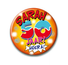 Sarah Cartoon - Button klein
