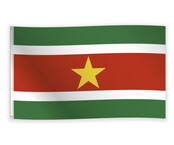 Gevelvlag Suriname 150x90cm