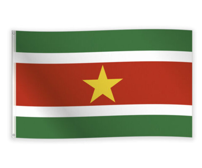 Gevelvlag Suriname 150x90cm