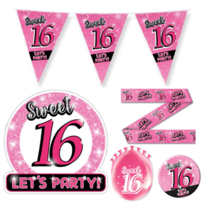 Sweet 16 Versiering pakket - L