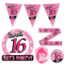 Feest-vieren Sweet 16 Versiering pakket - L Feest-vieren Sweet 16 Versiering pakket - L