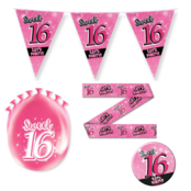 Sweet 16 Versiering pakket - M