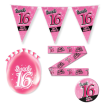 Sweet 16 Versiering pakket - M