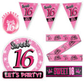 Sweet 16 Versiering pakket - L2