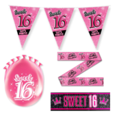 Sweet 16 Versiering pakket - M2