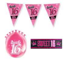 Sweet 16 Versiering pakket - S2