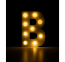 Light Letter -B