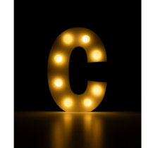 Light Letter -C
