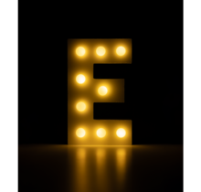 Light Letter -E