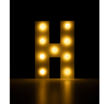 Light Letter -H