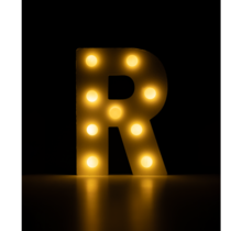 Light Letter -R
