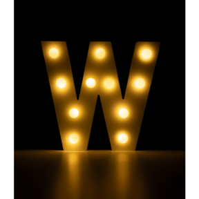 Light Letter -W