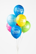 Ballonnen Happy Birthday - 8 stuks - 30cm