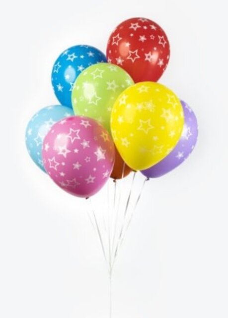 Ballonnen Sterren - 8 stuks - 30cm