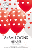 Ballonnen Hartjes - 8 stuks - 30cm Ballonnen Hartjes - 8 stuks - 30cm